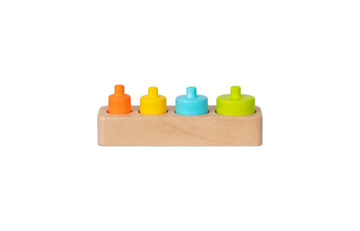 Дървен пъзел с цилиндри